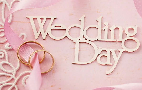 Picture flowers, ring, pink, wedding, flowers, background, day, ring