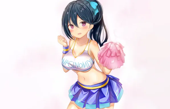 Picture girl, sexy, cleavage, long hair, boobs, anime, beautiful, pretty
