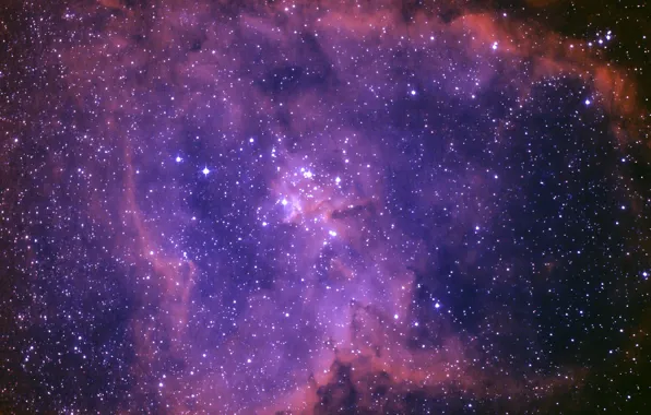 Heart, emission nebula, in the constellation Cassiopeia