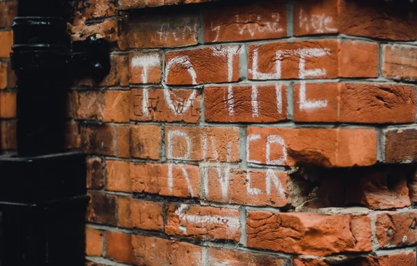 Background, wall, brick