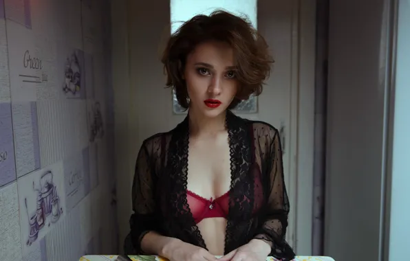 Sweetheart, attractive, charming, seductive, beautiful woman, oboyatelnaya, Lilush Kir, Zine and Knife