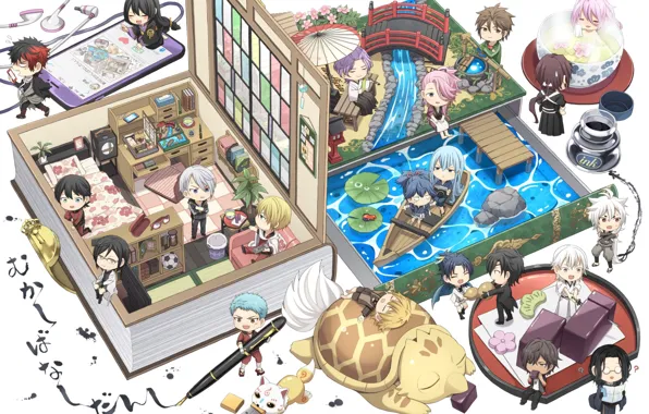 Kids, Art, boys, Touken Ranbu