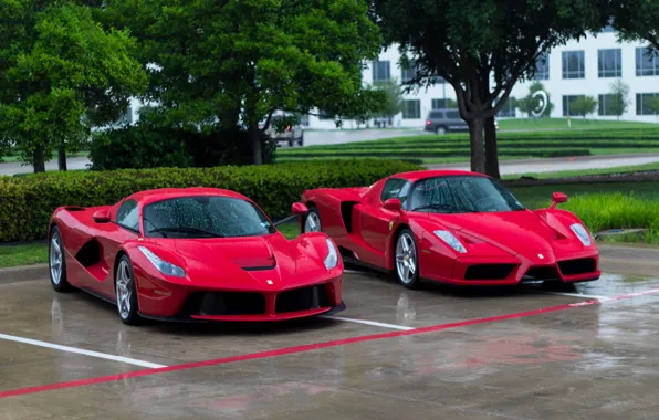 Picture Ferrari, Enzo, RED, LaFerrari