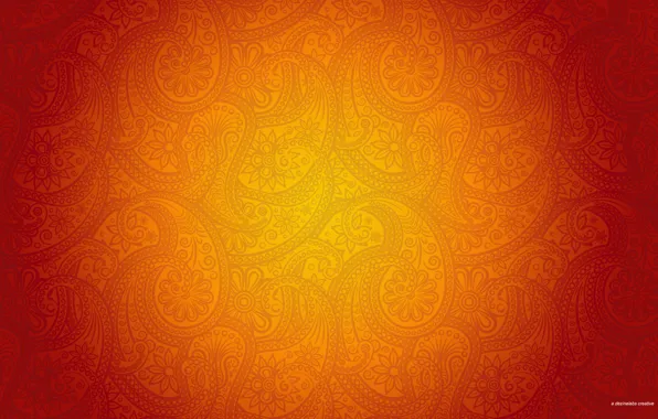 Picture orange, pattern, dezinelabs
