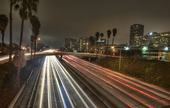 Road, the city, America, USA, Los Angeles, CA