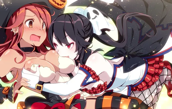 Hot, sexy, boobs, breast, anime, pretty, vampire, tits