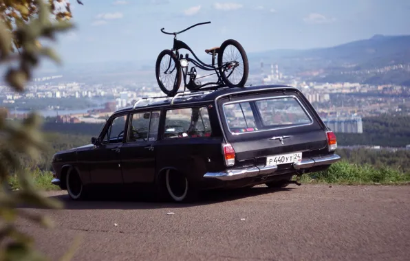 Picture USSR, BIKE, The CITY, RARITY, GAS, DAL, LANDSCAPE, FRAME