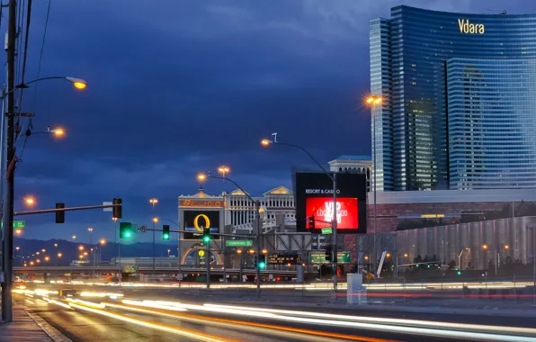 Night, Las Vegas, Nevada, night, las vegas, nevada