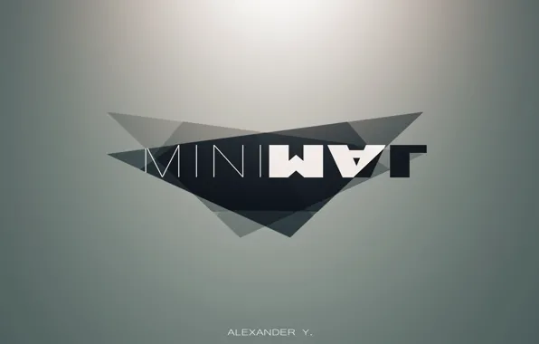 Picture minimalism, logo, minimal, wall, logo, yaromich