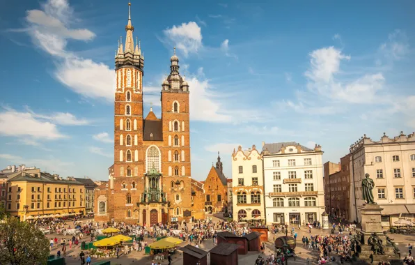 Home, area, Poland, Krakow, St. Mary's Church, Church Of The Assumption Of The Blessed Virgin …
