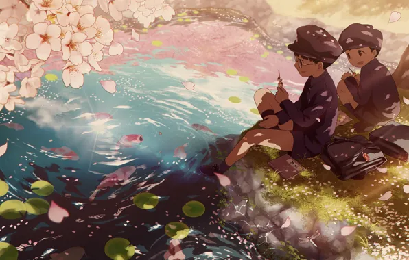 Nature, food, boys