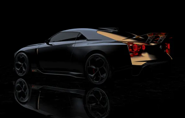 Background, Nissan, dark, 2018, ItalDesign, GT-R50 Concept
