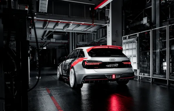 Audi, back, RS 6, 2020, RS6 Avant, RS6 GTO Concept