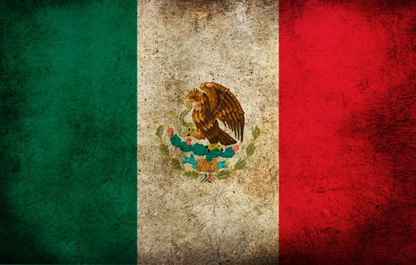 Color, strips, flag, Mexico, picture