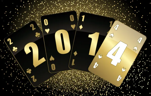 Card, background, new year, suit, 2014