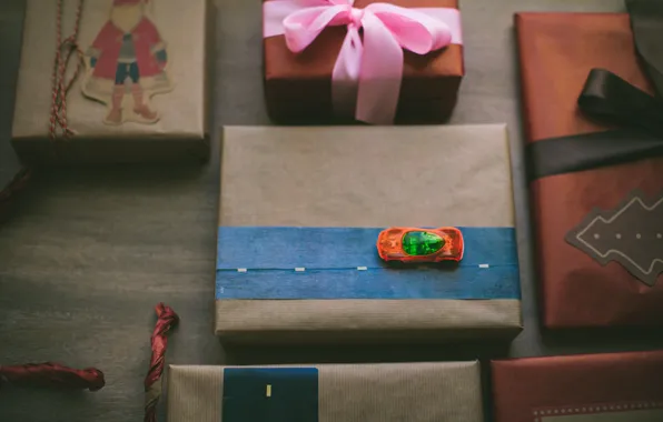 Toy, gifts, machine, box