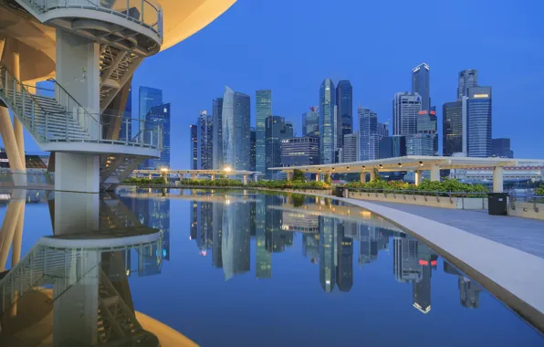The city, building, Singapore, Singapore