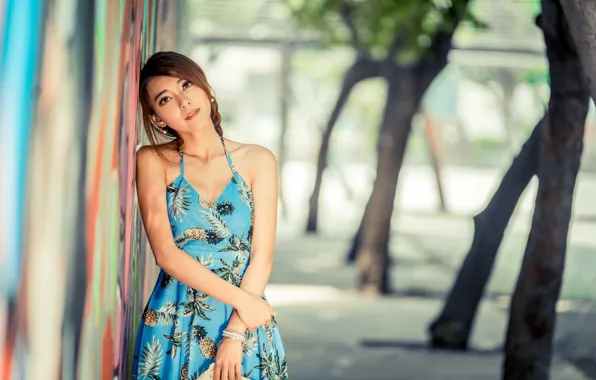 Picture summer, girl, dress