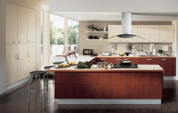 Style, Villa, interior, kitchen