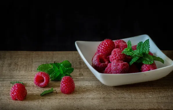 Berries, raspberry, still life