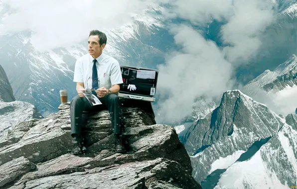 Picture Mountains, Ben Stiller, Men, Ben Stiller, The secret life of Walter Mitty, The Secret Life …