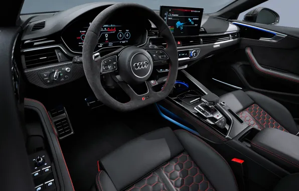 Audi, salon, RS5, Sportback, RS 5, 2020