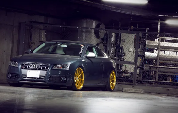 Picture Audi, grey, tuning