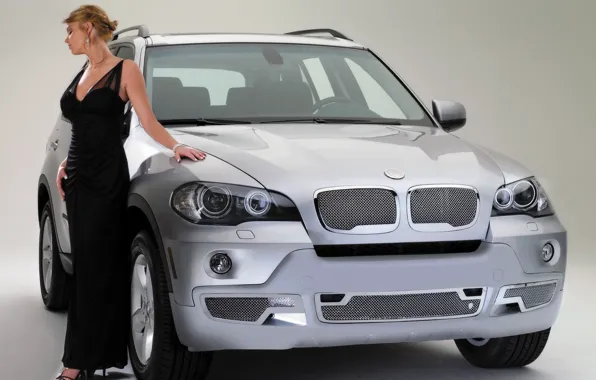 Bmw, dress, blonde