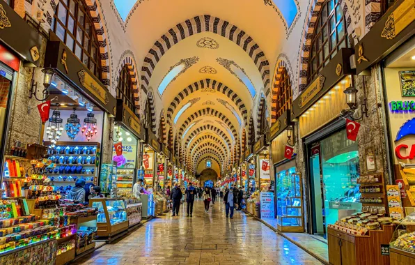 Turkey, istanbul, Spice Bazaar, Egyptian Bazaar