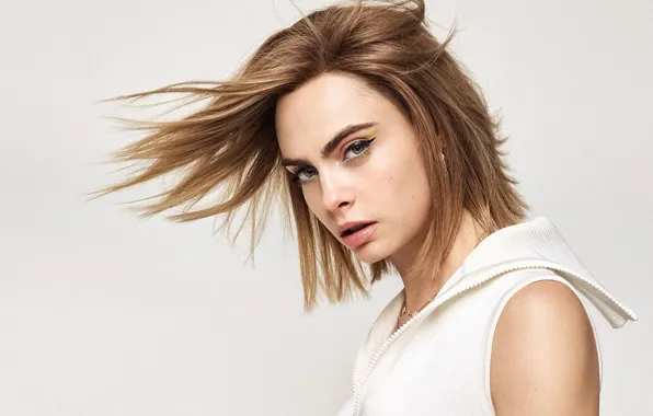 Model, makeup, actress, model, hair, pose, actress, Cara Delevingne