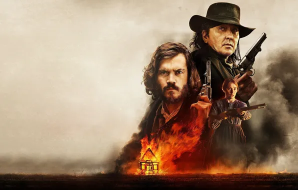 House, people, fire, Never Grow Old