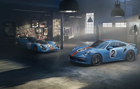 Garage, 911, Porsche, Turbo S, Pedro Rodriguez, Porsche 911 Turbo S, 2021