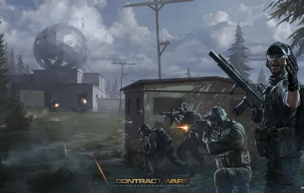 Picture art, soldiers, special forces, contract wars, BEAR, USEC