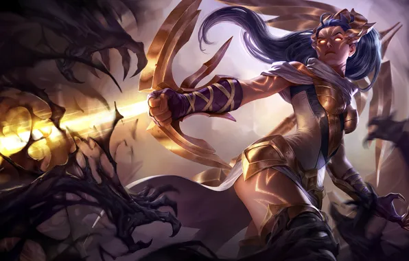 The game, art, champion, Arclight Vayne - League of Legends, sixmorevodka studio