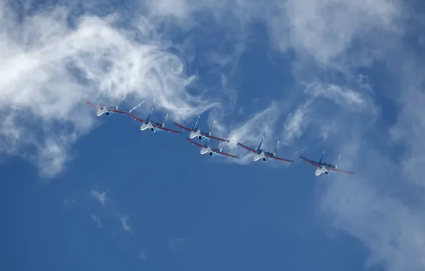 Picture Su-27, Russian Knights, Russian Air Force, aсrobatic team