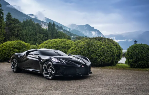 Bugatti, supercar, hypercar, 2019, The Black Car