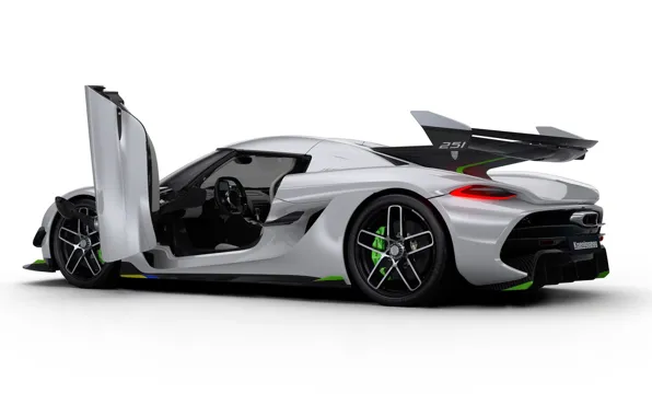 Picture light background, exterior, sports coupe, Koenigsegg Automotive AB, Koenigsegg Jesko