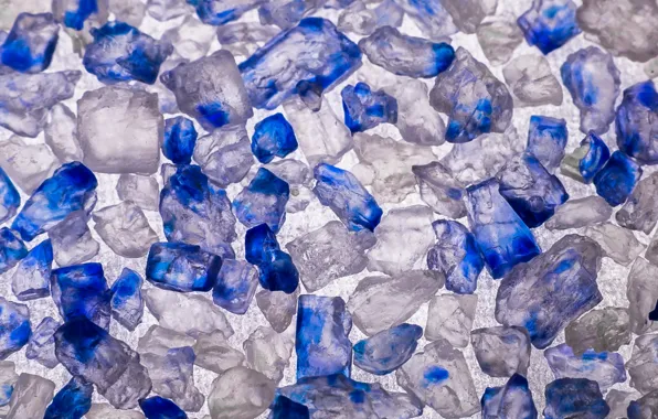 Macro, background, blue, salt, Persian