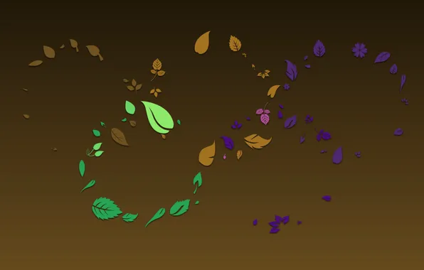 Picture background, pattern, texture, leaves