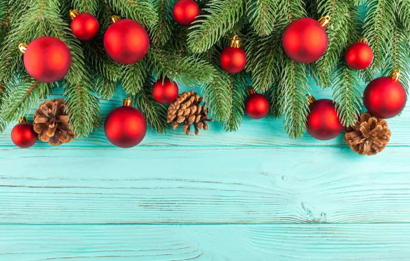 Decoration, balls, new year, Christmas, Christmas, balls, wood, New Year