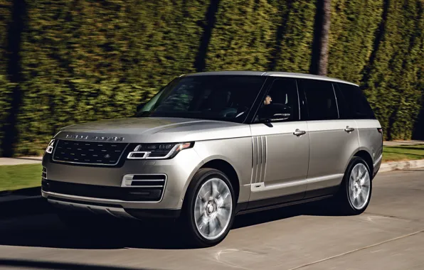 Picture road, grey, movement, Land Rover, Range Rover SV Autobiography