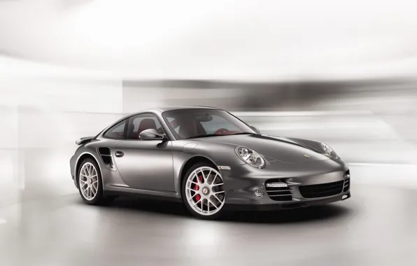 Picture grey, Porshe, Turbo