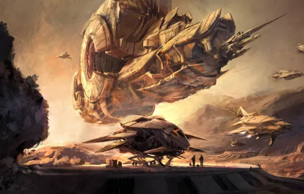 Ship, Blizzard, Art, The rise, Project titan