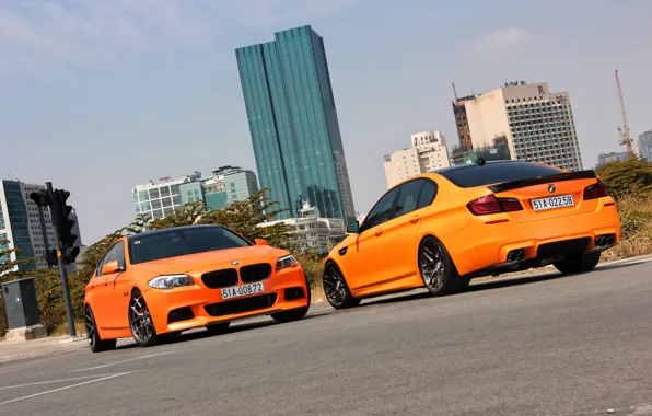 BMW, Orange, Matte, Tuning, F10
