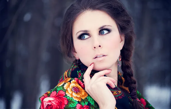 Girl, Ukrainian, Russian, Slavyanka