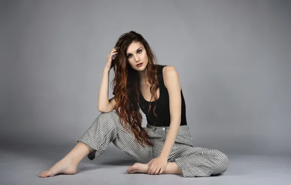 Girl, model, brown hair, Elena