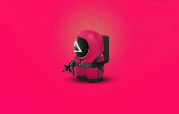 Graphics, minimalism, minimal, squid game, squid game