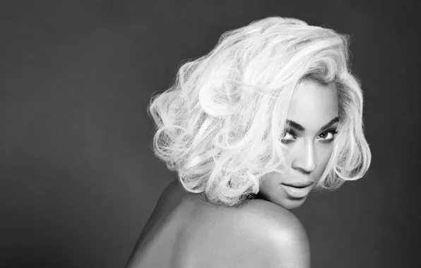 beyonce black and white photography