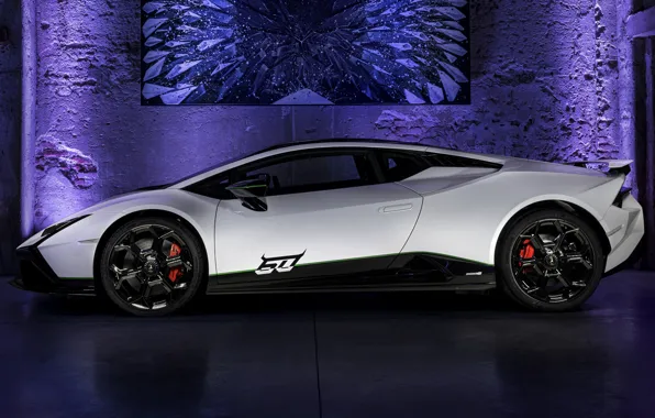 Picture Lamborghini, side view, Huracan, 2023, 60th Anniversary Edition, Technique, Lamborghini Huracan Tecnica