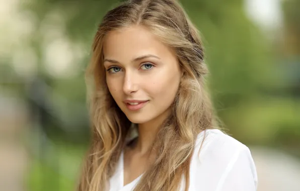 Girl, smile, blonde, actress, Sophie Simnett